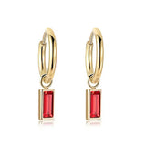 FAYE EARRINGS - RUBY