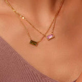 HARPER GREEN NECKLACE