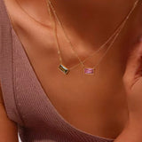 HARPER GREEN NECKLACE