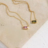 HARPER GREEN NECKLACE