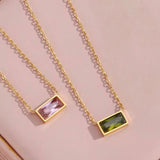 HARPER GREEN NECKLACE