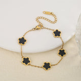 FLORA BRACELET》BLACK