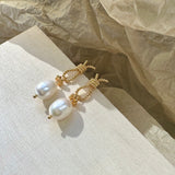 REMI EARRINGS》Pearl