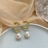EMILIA EARRINGS》Pearl