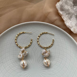 TALLULAH EARRINGS》Pearls