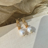 REMI EARRINGS》Pearl