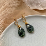 FAWN EARRINGS》Jasper & Hematite