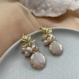 FRANCESCA EARRINGS》Pearl
