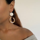 RAELENE》Pearl, Howlite, Mother of Pearl & Hematite