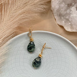 FAWN EARRINGS》Jasper & Hematite