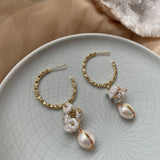 TALLULAH EARRINGS》Pearls