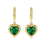 VALENTINE EARRINGS - EMERALD