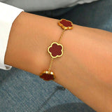 FLORA BRACELET - Bordeaux