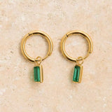 FAYE EARRINGS - EMERALD