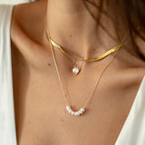 FRANCES NECKLACE》Pearl