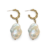 OLINDA EARRINGS》Pearl