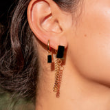 SIENNA EARRINGS - BLACK