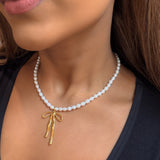 ROSETTA NECKLACE》Pearl