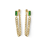 SIENNA EARRINGS - GREEN