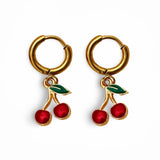 CHERRY EARRINGS (Gift with Purchase over $90)