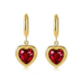 VALENTINE EARRINGS - RUBY