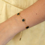 FLORA BRACELET》BLACK