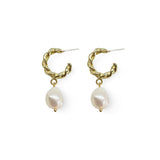 EMILIA EARRINGS》Pearl