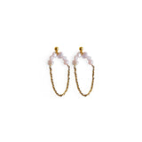 KAIA EARRINGS》Pearl