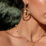 RUBY EARRINGS》Pearl