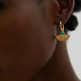 AKILA EARRINGS - GREEN