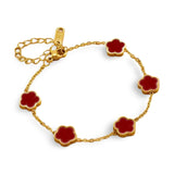 FLORA BRACELET - Bordeaux