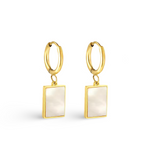 LUCIA EARRINGS》Mother of Pearl