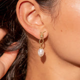 REMI EARRINGS》Pearl