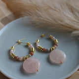 PAISLEY》Pearl, Lepidolite, Hematite & Rose Quartz