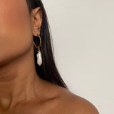 SIRA EARRINGS》Pearl