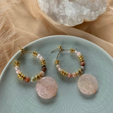 PAISLEY》Pearl, Lepidolite, Hematite & Rose Quartz