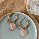 PAISLEY》Pearl, Lepidolite, Hematite & Rose Quartz