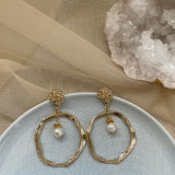 RUBY EARRINGS》Pearl